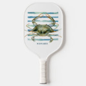 Waterverf krab, Pickleball Paddle (Voorkant)