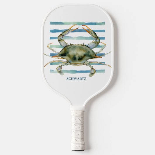 Waterverf krab, Pickleball Paddle (Voorkant)
