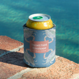 Waterverf Krab Vakantie Home Drink Hugger Blikjeskoeler