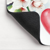 Waterverf Krabappelboom met hart Muismat (Hoek)