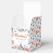 waterverf krachtens het baby shower van de zee bedankdoosjes (Geopend)