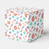 waterverf krachtens het baby shower van de zee bedankdoosjes (Achterkant)