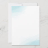 Waterverf krachtens het Zee Kinderen, uitnodiging (Achterkant)