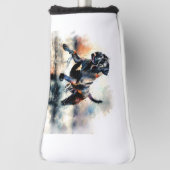 Waterverf krachtige Cane Corso hond Golfheadcover (Draai 90)