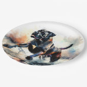 Waterverf krachtige Cane Corso hond Papieren Bordje (Gekanteld)