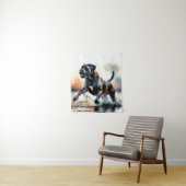 Waterverf krachtige Cane Corso hond Wandkleed (In situ)