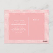 Waterverf krans foto geboorte aankondiging briefkaart (Achterkant)