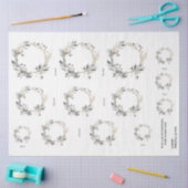 Waterverf Krans Greenery Foliage en bessen Tissuepapier (Craft)