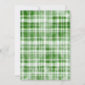 Waterverf krans kerstfeest kaart (Achterkant)