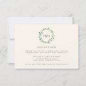 Waterverf krans ontvangst Kaart | Bos (Voorkant)