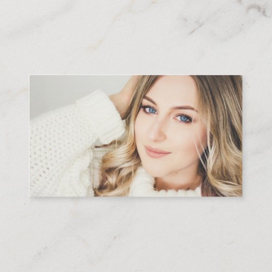 Waterverf krans Visitekaartje (Achterkant)