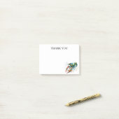 Waterverf kreeft op maat post-it® notes (Op bureau)