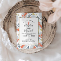 Waterverf Kreeft Schaaldier Bruidsdouche 