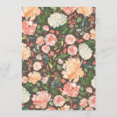 Waterverf Kreukkleur voor vloeiend perzik Menu (Achterkant)