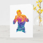 Waterverf krijgskunst kaart (Gele Bloem)