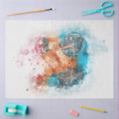 Waterverf kringlooppapier voor lossnijdende wasmac tissuepapier (Craft)