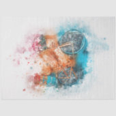 Waterverf kringlooppapier voor lossnijdende wasmac tissuepapier (Voorkant)