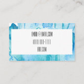 waterverf kristal visitekaartje (Achterkant)