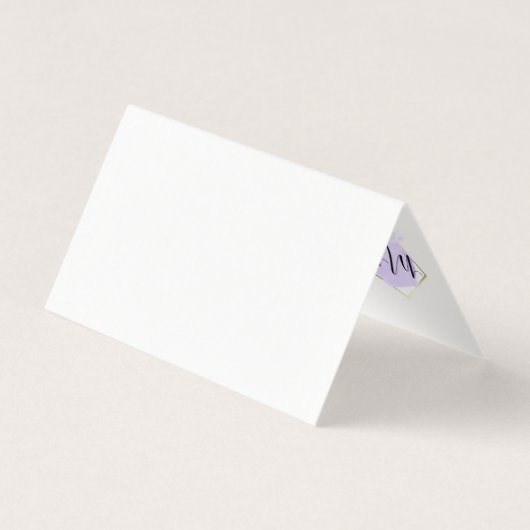 Waterverf kristallen & Gold Boho - Hartelijk dank Kaart (Achterkant)