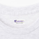 Waterverf kristallen & goud minimalistische kledin labels (Aangebracht)