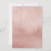 Waterverf kristallen Roos kwarts foto Save The Date (Achterkant)