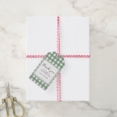 Waterverf Krokodil 1e verjaardag Bedankt Cadeaulabel (Met Touw)