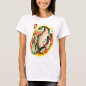 Waterverf krokodil t-shirt (Voorkant)