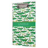 Waterverf Krokodile Alligator Rainbow Personaliser Klembord (Links)