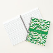 Waterverf Krokodile Alligator Rainbow Personaliser Notitieboek (Binnen)