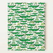 Waterverf Krokodile Alligator Rainbow Personaliser Planner (Achterkant)