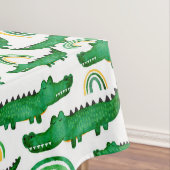 Waterverf Krokodile Alligator Regenboog Tafelkleed (Voorbeeld)