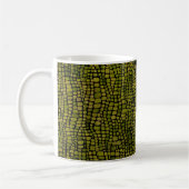 Waterverf krokodillenprint koffiemok (Links)