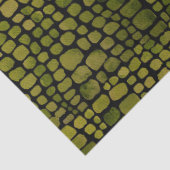 Waterverf krokodillenprint tissuepapier (Detail)