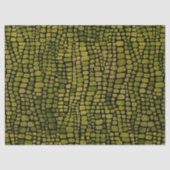 Waterverf krokodillenprint tissuepapier (Voorkant)