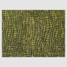 Waterverf krokodillenprint