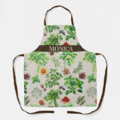 Waterverf kruiden en specerijen schort (Voorkant)