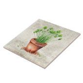 Waterverf kruiden rustiek ontwerp tegeltje (Zijkant)