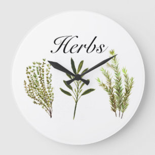Waterverf kruiden Thyme Rosemary Sage Planten Pot Grote Klok