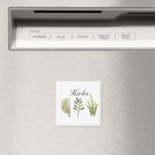 Waterverf kruiden Thyme Rosemary Sage Planten Pot Magneet (Insitu (Vaatwasser))