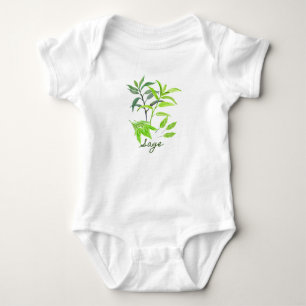Waterverf kruidenafbeelding romper