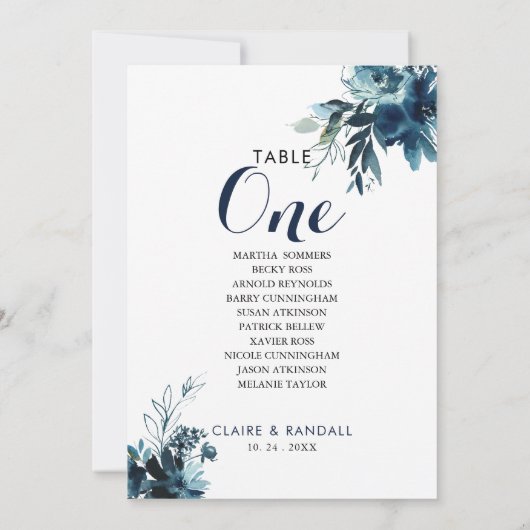 Waterverf Kuiftabel nummer 1 Kaart (Achterkant)