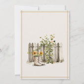 Waterverf Kuiken Baby Shower Kaart (Achterkant)