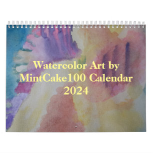 Waterverf Kunst door MintCake100 Kalender 2024