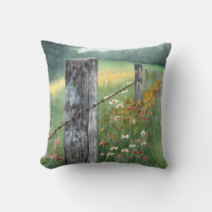 waterverf kunst gooi kussenlandschap kussen