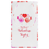 waterverf kunst liefde vogels valentijnen geschenk klein cadeauzakje (Achterkant)