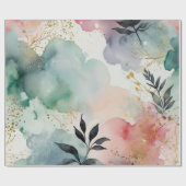 Waterverf kunst luxe design cadeaupapier (Vlak)