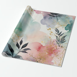 Waterverf kunst luxe design cadeaupapier