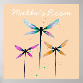 Waterverf  kunst poster