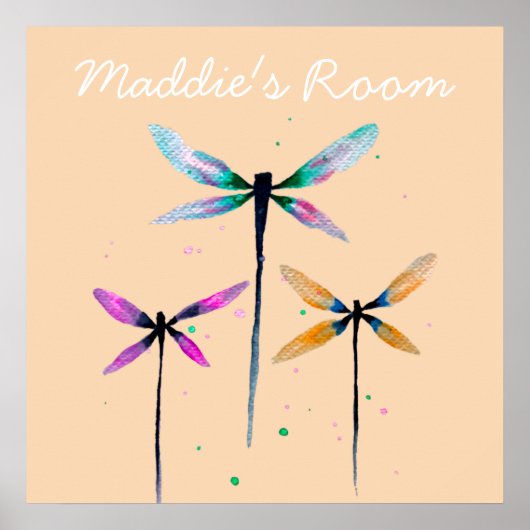 Waterverf  kunst poster (Voorkant)