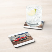 Waterverf kunst van 1956 Chevrolet Bel Air Bier Onderzetter (Rechterzijde)